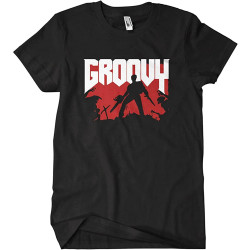 Groovy Baby 2 Tee Cult Dancing Devil Evil Dead Horror Zombie Movie Hail Mens T-Shirt UnisexTop Sweatshirt Short Sleeve Black Groovy Baby 2 Tee Cult Dancing Devil Evil Dead Horror Zombie Movie Hail Mens T-Shirt UnisexTop Sweatshirt Short Sleeve Black