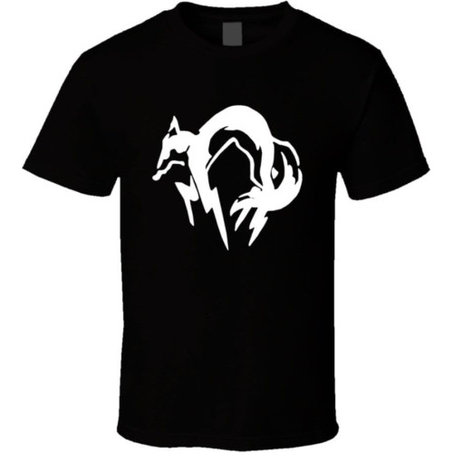 Metal Gear Solid Kojima T-Shirt Graphic Top Printed Tee Shirt for Mens Black Metal Gear Solid Kojima T-Shirt Graphic Top Printed Tee Shirt for Mens Black
