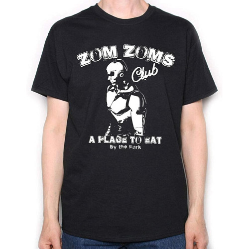 Gary Numan T Shirt Zom Zoms A Place to Eat 80'S Synth Pop Analogue Black Gary Numan T Shirt Zom Zoms A Place to Eat 80'S Synth Pop Analogue Black