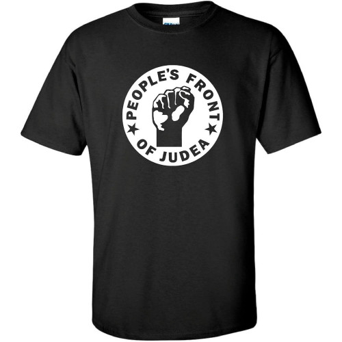 People's Front of Judea Inspired Life of Brian Cult Movie Film Mens T-Shirt Black People's Front of Judea Inspired Life of Brian Cult Movie Film Mens T-Shirt Black