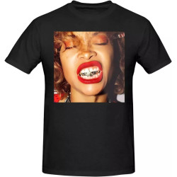 Erykah Badu Shirt Men's Cotton Breathable Pattern Short-Sleeved T Shirt Fashion