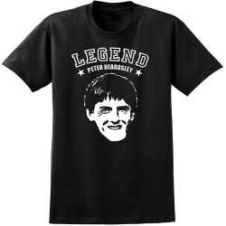 Peter Beardsley Lend T-Shirt - England Castle 80 95 Peter Beardsley Lend T-Shirt - England Castle 80 95