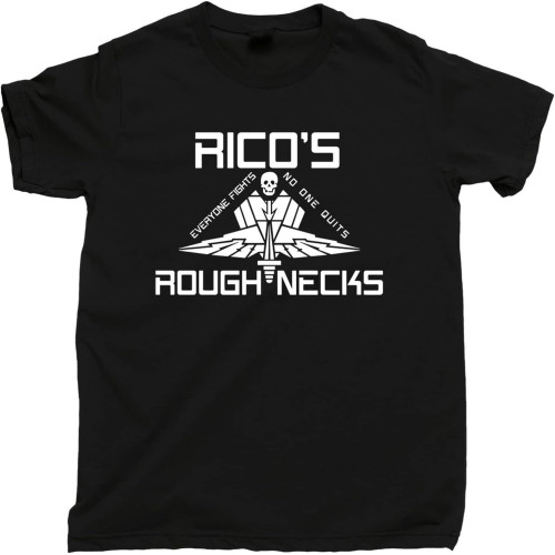 Starship Troopers T Shirt Ricos Roughnecks Mobile Infantry Movie Tee Starship Troopers T Shirt Ricos Roughnecks Mobile Infantry Movie Tee