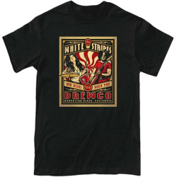The Stripes Rock Alternative Men's T-Shirt Cotton Tee The Stripes Rock Alternative Men's T-Shirt Cotton Tee
