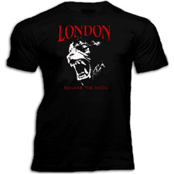 Men's American Werewolf in London T Shirt Black Men's American Werewolf in London T Shirt Black