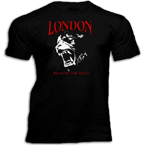 Men's American Werewolf in London T Shirt Black Men's American Werewolf in London T Shirt Black