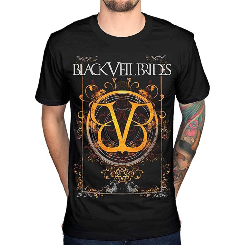 Black Veil Brides Class T-Shirt BVB Rock Band Church Wild Ones Skull Black Veil Brides Class T-Shirt BVB Rock Band Church Wild Ones Skull