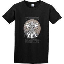 Men's T Shirt Funny Vintage Cthulhu Poster Customized Do not Bleach Black Men's T Shirt Funny Vintage Cthulhu Poster Customized Do not Bleach Black