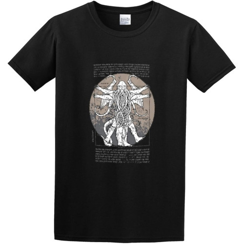 Men's T Shirt Funny Vintage Cthulhu Poster Customized Do not Bleach Black Men's T Shirt Funny Vintage Cthulhu Poster Customized Do not Bleach Black