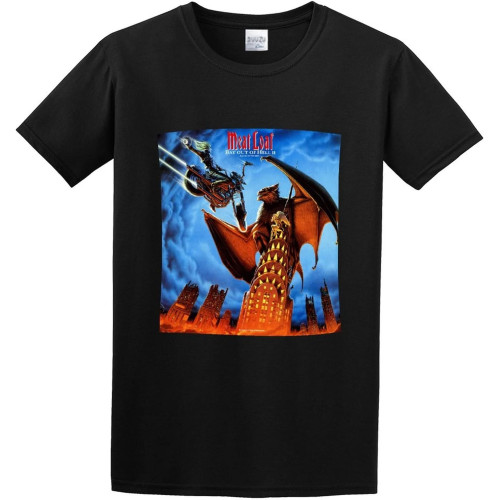Men's Fashion T Shirts Meat Loaf Bat Out of Hell Ii Back Into Hell Pure Cotton is More Hygroscopic Black Men's Fashion T Shirts Meat Loaf Bat Out of Hell Ii Back Into Hell Pure Cotton is More Hygroscopic Black