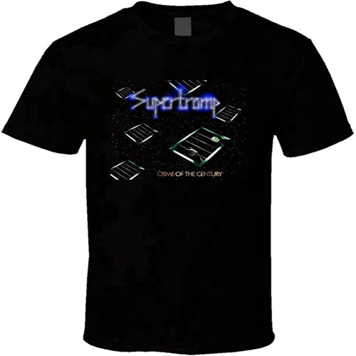 Supertramp Crime of The Century Mens T Shirt Black Supertramp Crime of The Century Mens T Shirt Black