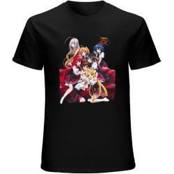 Men's T Shirt High School DxD Men's Fashion T-Shirt Unisex Tee Twin Needle Sleeves and Hem Men's T Shirt High School DxD Men's Fashion T-Shirt Unisex Tee Twin Needle Sleeves and Hem