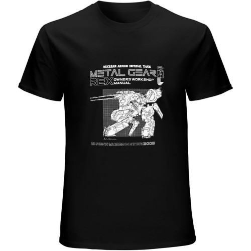 Metal Gear Solid Rex Owners Workshop Manual Men's T-Shirt Black Metal Gear Solid Rex Owners Workshop Manual Men's T-Shirt Black