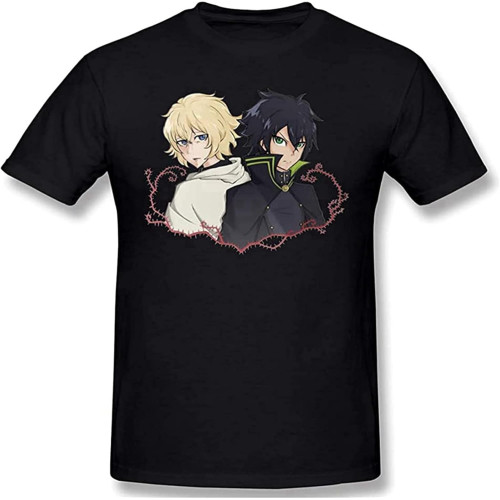 Men's Round Neck T-Shirt Seraph of The End Men's Comfortable Short Sleeve Shirts Crew Neck Personality Fashion t-Shirt Do not Bleach Men's Round Neck T-Shirt Seraph of The End Men's Comfortable Short Sleeve Shirts Crew Neck Personality Fashion t-Shirt Do not Bleach