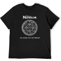 Men's T Shirt Fields of The Nephilim Button Closure Men's T Shirt Fields of The Nephilim Button Closure