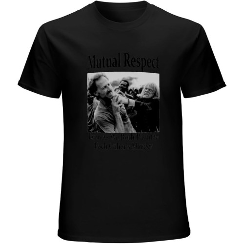 Werner Herzog and Klaus Kinski Mutual Respect Graphic T Shirt Men Cotton t Shirt Black Werner Herzog and Klaus Kinski Mutual Respect Graphic T Shirt Men Cotton t Shirt Black