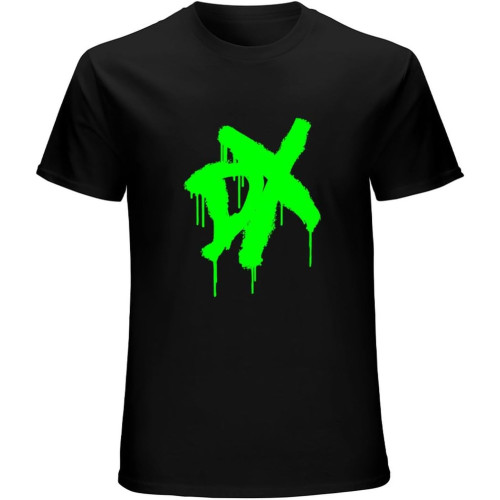 Dx Wrestling T-Shirt Generation X Wrestler Mens Tee Top Dx Wrestling T-Shirt Generation X Wrestler Mens Tee Top