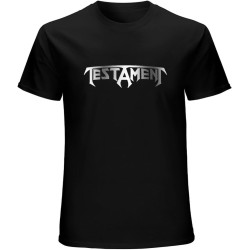 Men's T Shirt Mens Testament Band Platinum Logo T-Shirt Comfortable Fabrics to accompany You All Summer Men's T Shirt Mens Testament Band Platinum Logo T-Shirt Comfortable Fabrics to accompany You All Summer