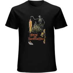 Men's Fashion T Shirts Mens Black Horror T-Shirt House On Haunted Hill Vincent Price B-Movie Tee Do not Bleach Men's Fashion T Shirts Mens Black Horror T-Shirt House On Haunted Hill Vincent Price B-Movie Tee Do not Bleach