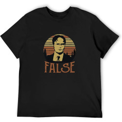 Men's Cotton Shirt False Tv Show Dwight Schrute Short Sleeves Men's Cotton Shirt False Tv Show Dwight Schrute Short Sleeves
