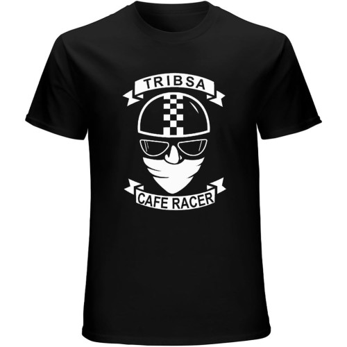 Men's Summer T-Shirt TRIBSA Cafe Racer Vintage Biker Motorcycle Motorbike Comfortable Fabrics to accompany You All Summer Men's Summer T-Shirt TRIBSA Cafe Racer Vintage Biker Motorcycle Motorbike Comfortable Fabrics to accompany You All Summer