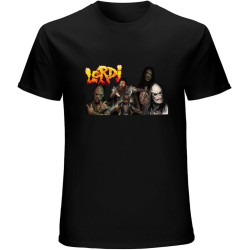 Lordi T-Shirt Graphic Tee Printed Top for Mens Black