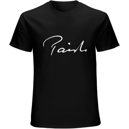 Paiste Signature Logo Men T Shirt Black