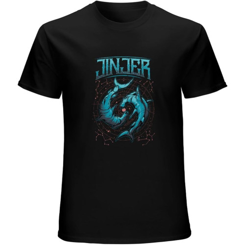 Men's Summer T-Shirt Ultimate jinjer Pure Cotton is More Hygroscopic Men's Summer T-Shirt Ultimate jinjer Pure Cotton is More Hygroscopic