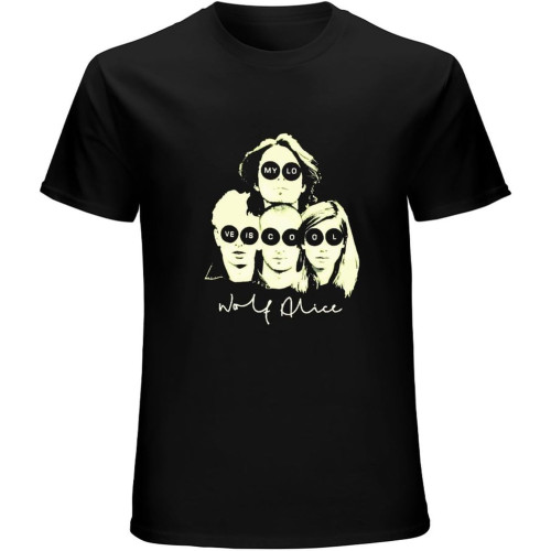 Men's Wolf Alice My Love is Coolen T Shirt Black