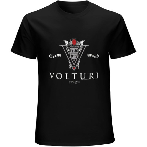 Twilight Volturi Coven Crest Men's T Shirt Vampire Family Shield Edward Cullen Black