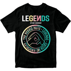 Men's Cotton Shirt Short Sleeve Legends Norris Nuts Catch Me Knuckles Youtuber Mens T Shirt Gift PresenMens T Shirt