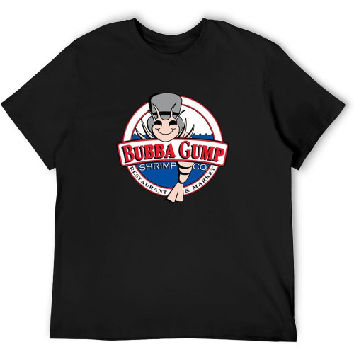 Men's Cotton Shirt Bubba Gump Shrimp T-Shirt Forrest Gump Tee Top Mens Tee Comfortable Fabrics to accompany You All Summer Men's Cotton Shirt Bubba Gump Shrimp T-Shirt Forrest Gump Tee Top Mens Tee Comfortable Fabrics to accompany You All Summer