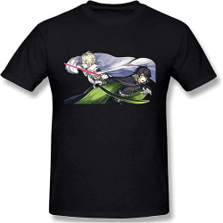 Men's Casual Shirt Seraph of The End Men's Comfortable Short Sleeve Shirts Crew Neck Personality Fashion t-Shirt Do not Bleach Men's Casual Shirt Seraph of The End Men's Comfortable Short Sleeve Shirts Crew Neck Personality Fashion t-Shirt Do not Bleach