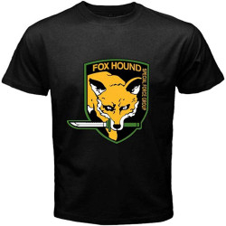 New Foxhound Metal Gear Solid Special Force Group Men&Rsquo; T Shirt New Foxhound Metal Gear Solid Special Force Group Men&Rsquo; T Shirt