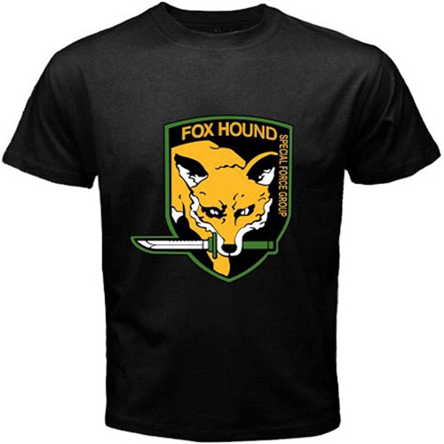 New Foxhound Metal Gear Solid Special Force Group Men&Rsquo; T Shirt New Foxhound Metal Gear Solid Special Force Group Men&Rsquo; T Shirt