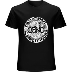 Gong Camembert Electrique T-Shirt Mens Black Tees Unisex Shirt Gong Camembert Electrique T-Shirt Mens Black Tees Unisex Shirt