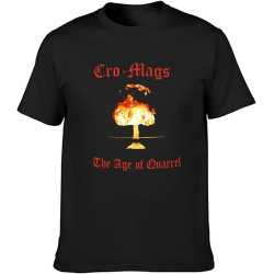 Men's T Shirt Cro-Mags Age of Quarrel Pure Cotton is More Hygroscopic Black Men's T Shirt Cro-Mags Age of Quarrel Pure Cotton is More Hygroscopic Black