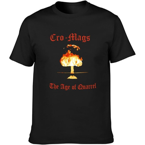 Men's T Shirt Cro-Mags Age of Quarrel Pure Cotton is More Hygroscopic Black Men's T Shirt Cro-Mags Age of Quarrel Pure Cotton is More Hygroscopic Black