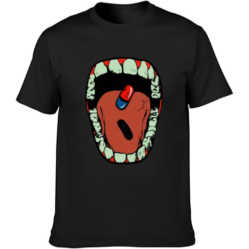 Synthwave Akira Kaneda Black Men T-Shirt Graphic Printed Top Unisex Tee Black Synthwave Akira Kaneda Black Men T-Shirt Graphic Printed Top Unisex Tee Black