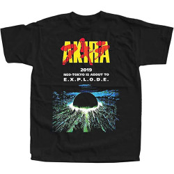 Akira Japanese Manga T Shirt Tee V3 Black Akira Japanese Manga T Shirt Tee V3 Black