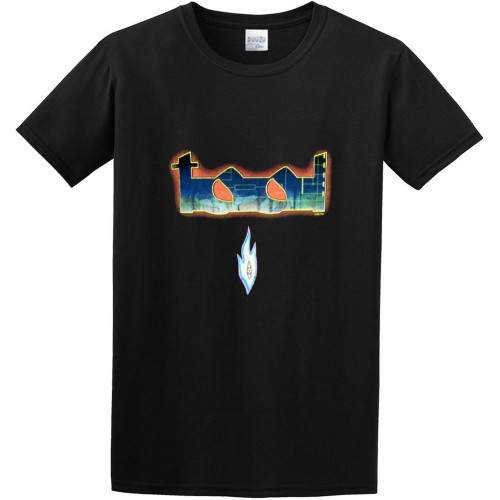 Men's T-Shirt Feel Soft Diagram Short Sleeves Black Men's T-Shirt Feel Soft Diagram Short Sleeves Black