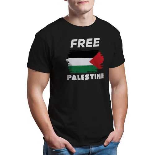 Free Palestine Flag Free Gaza Palestinian Men's T-Shirt for Mens Free Palestine Flag Free Gaza Palestinian Men's T-Shirt for Mens