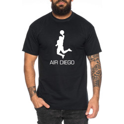Air Diego - Men's Tee Shirt Men T-Shirt Argentina Football World Cup 1986 Maradona Shirt Soccer Legend Hero Footballer Black Air Diego - Men's Tee Shirt Men T-Shirt Argentina Football World Cup 1986 Maradona Shirt Soccer Legend Hero Footballer Black