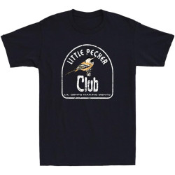 Little Pecker Club Lil Gents Making Dents Funny Birds Quote Retro Men's Men T Shirt Little Pecker Club Lil Gents Making Dents Funny Birds Quote Retro Men's Men T Shirt