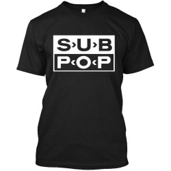 Rare Sub Pop Record Grunge Music Alternative en T Shirt Rare Sub Pop Record Grunge Music Alternative en T Shirt