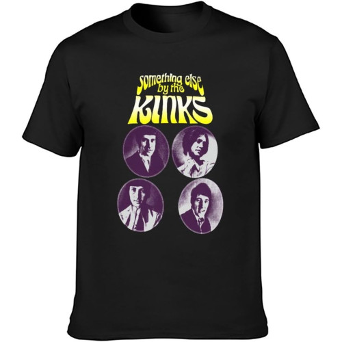 The Kinks Something Else Mens T-Shirt Fashion Casual Unisex Black Tee
