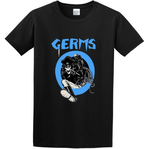 Germs Punk Mens T-Shirt Fashion Casual Unisex Black Tee Germs Punk Mens T-Shirt Fashion Casual Unisex Black Tee