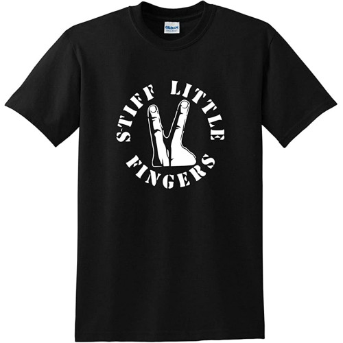 Stiff Little Fingers Men T-Shirt Irish Punk Band Tee Stiff Little Fingers Men T-Shirt Irish Punk Band Tee
