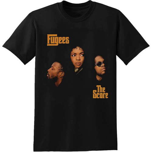 Fugees The Score T-Shirt Lauryn Hill Pras Wyclef Jean Vinyl 90'S Hip Hop Tee Men's Unisex Tee