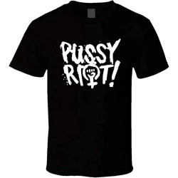 Pussy Riot Punk Rock T-Shirt Graphic Printed Top Tee for Men Pussy Riot Punk Rock T-Shirt Graphic Printed Top Tee for Men